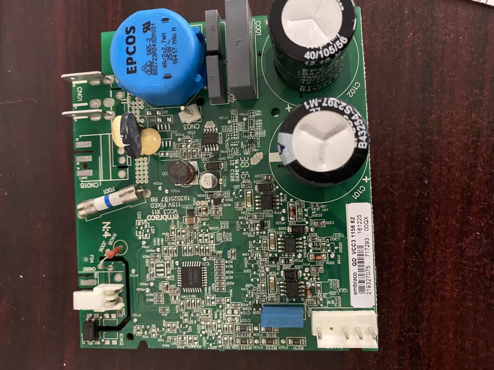 GE 219327075  193525197  VCC3 1156 62  717293 Refrigerator Inverter Control Board