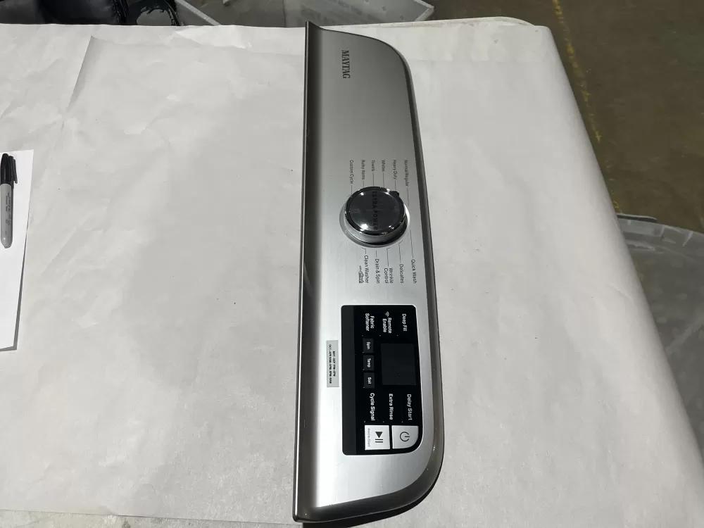 Maytag W11413404 Washer Console Panel Control Board Assembly  AZ111509 | Wmv655