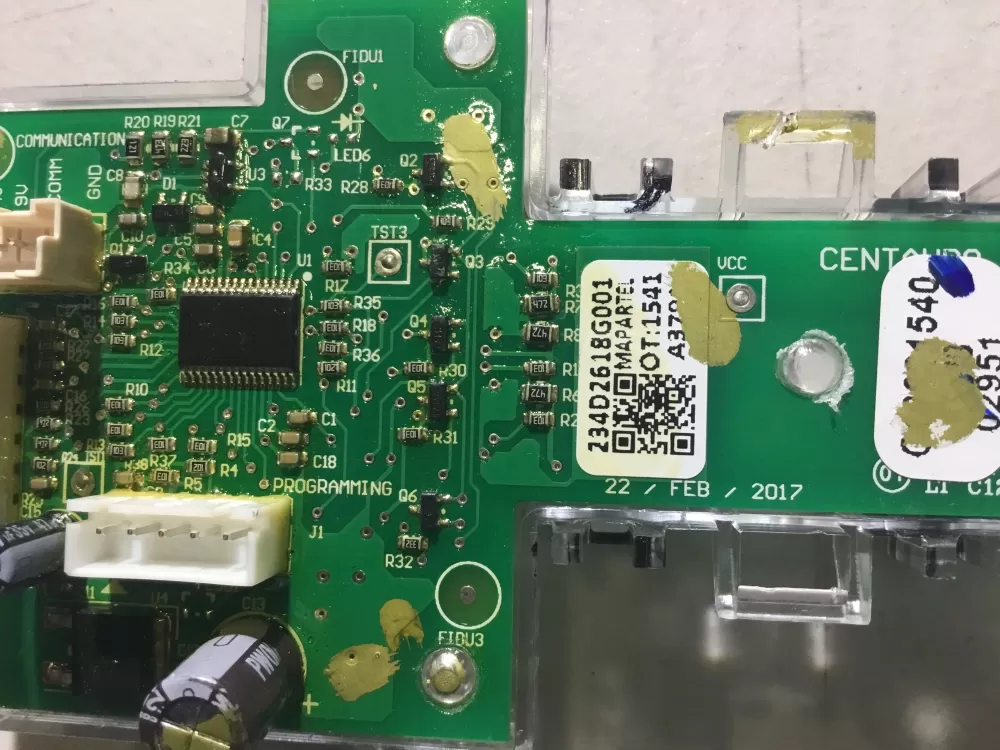 GE 234D2618G001 WE04X27284 Dryer Control Board AZ37635 | NR1409