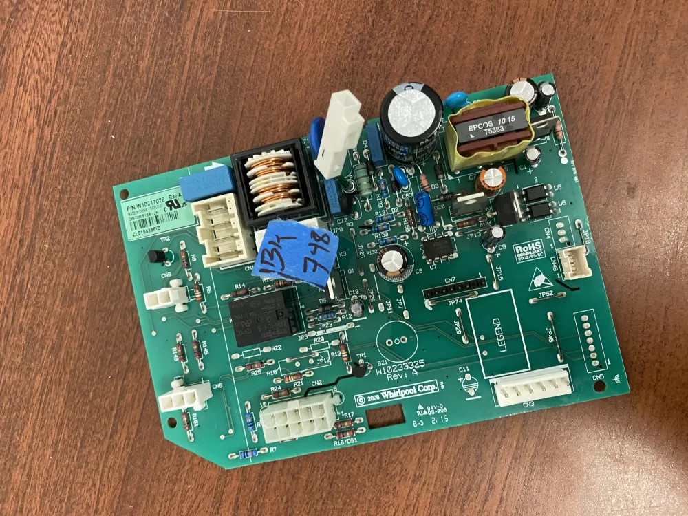 Whirlpool Kenmore W10205552 Refrigerator Control Board AZ37775 | BK748