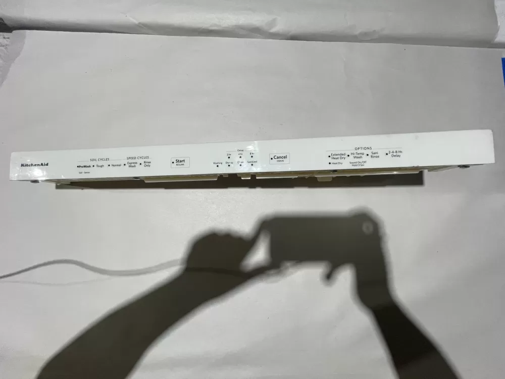  W10905157K Dishwasher Control Board Panel White