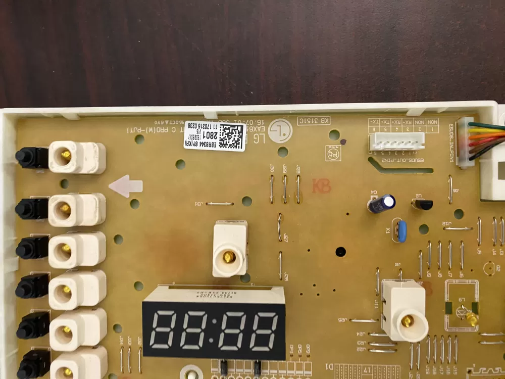 LG EBR83442801 Dryer Display Control Board AZ95797 | BK1412