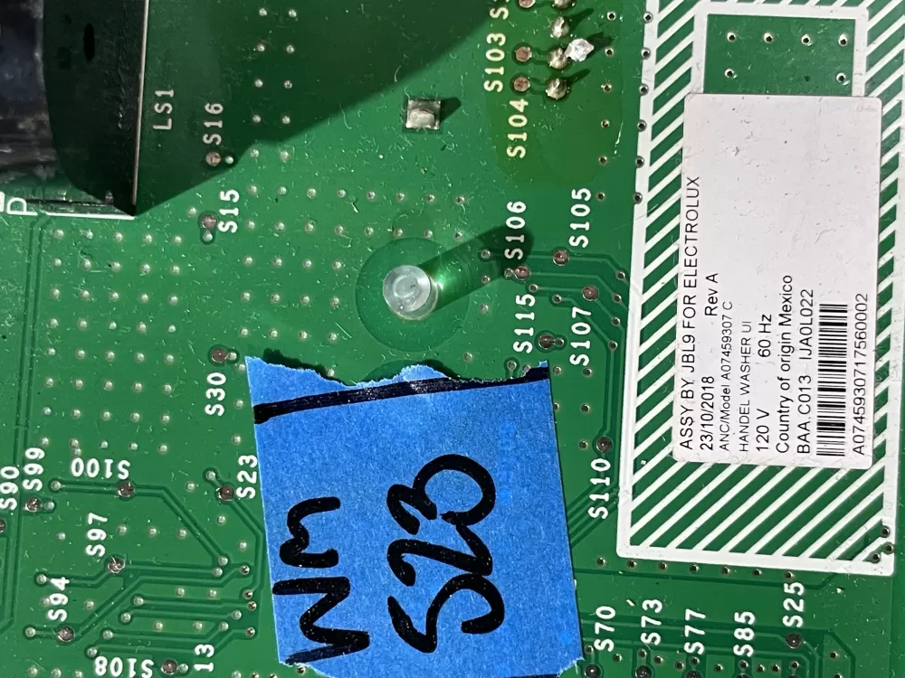 Frigidaire A07459307 A07459308 Dryer Control AZ193395 | Wm523