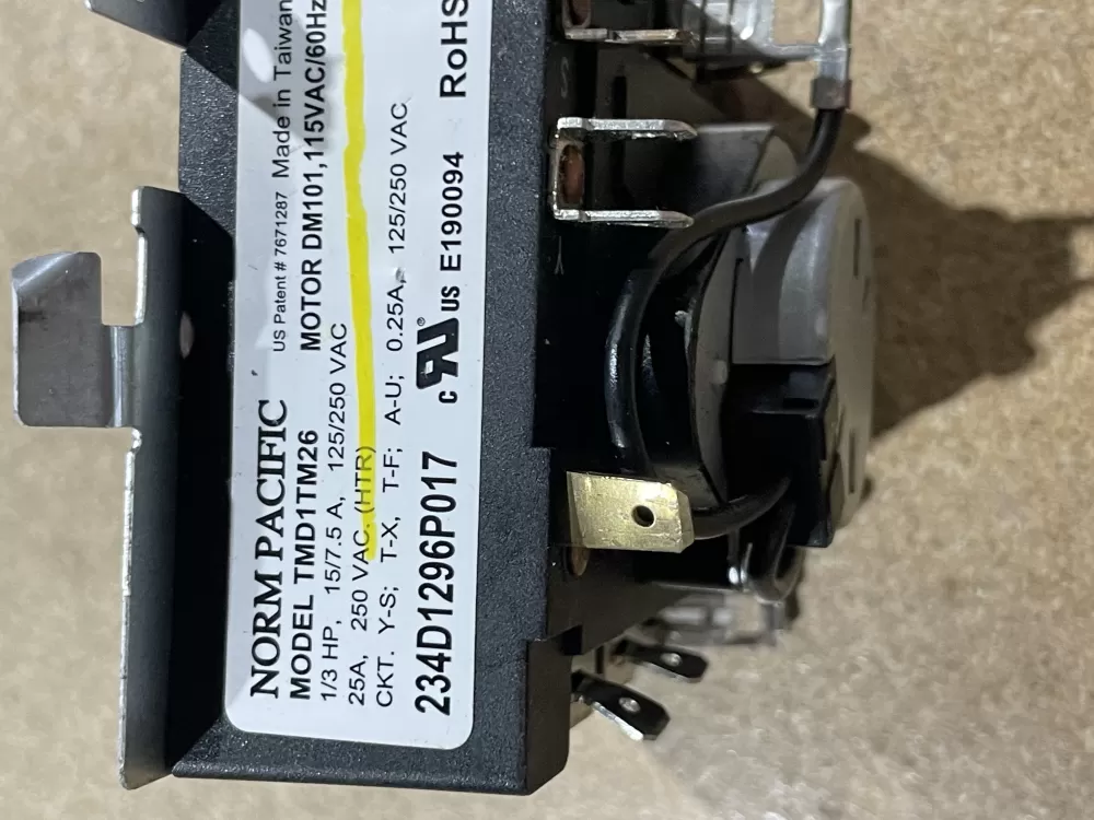 Kenmore General Electric WE4M521 WE04X22654 Dryer Timer AZ59455 | Wm2011