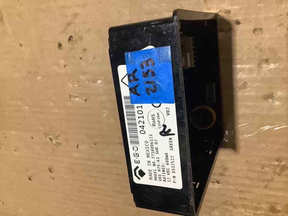 Speed Queen Alliance D517522 514137 Dryer Control Board AZ116367 | AR2153