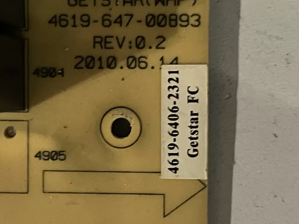 Whirlpool 4619-6406-2321 Microwave Control Board AZ34618 | Wm17