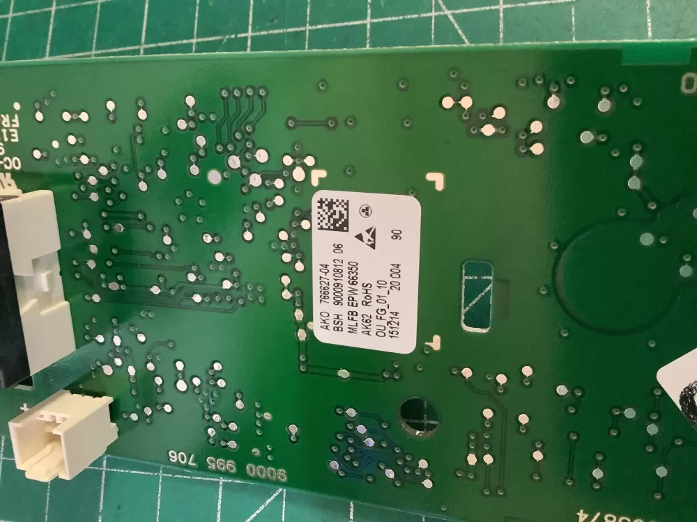 Bosch 9000910812 766627-04 EPW66350 Washer UI Control Board AZ192110 | NR613
