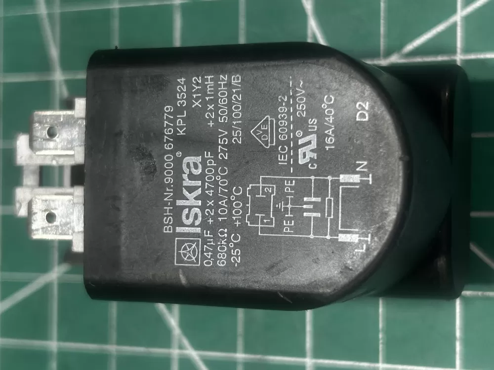 Bosch 9000676779 Washer Noise Filter