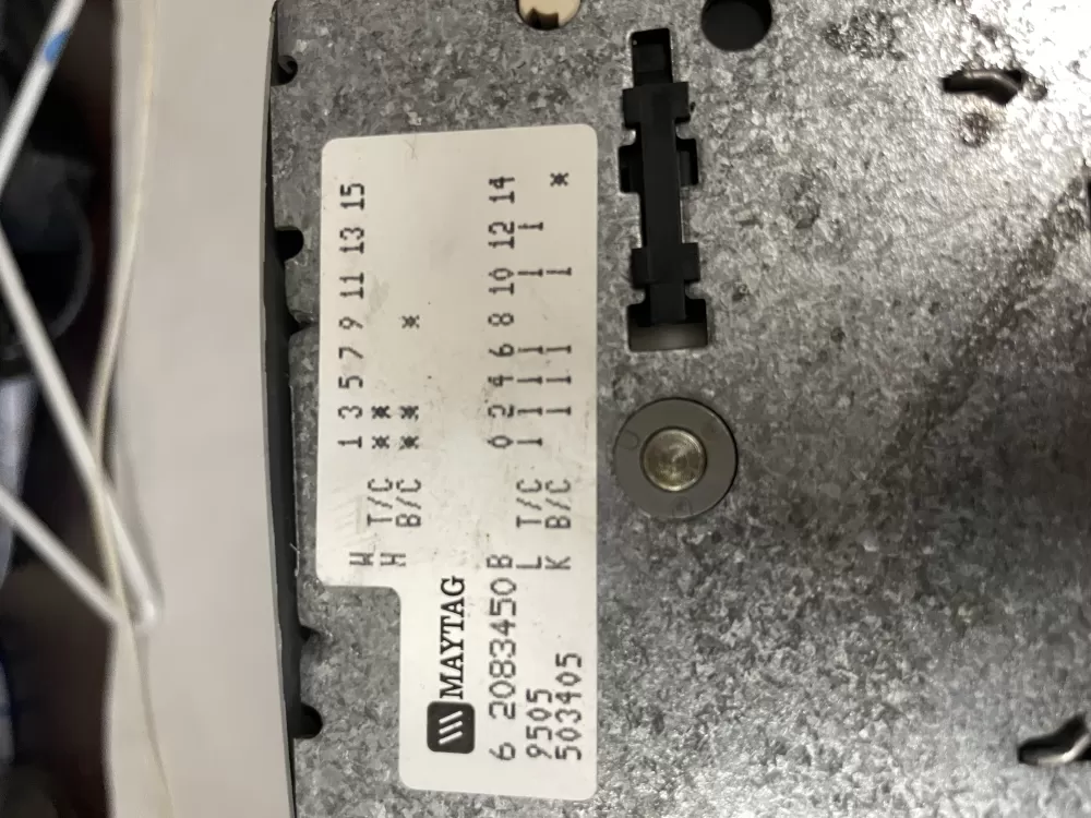 Maytag WP22001638 6 2095300 62095300 Washer Timer AZ216066 | Wm932