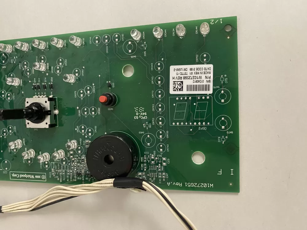 Whirlpool W10272598 Dryer Control Board AZ205756 | BK2428
