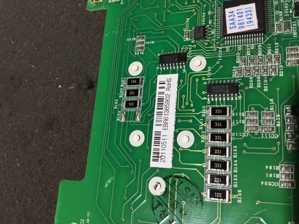 LG EBR61365902 Refrigerator Dispenser Display Control Board AZ115324 | NR2147