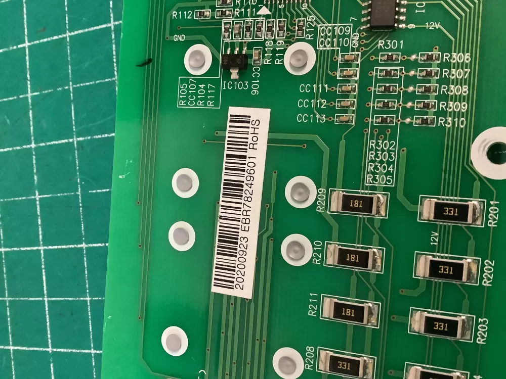 LG EBR78249601 Refrigerator Control Board AZ226994 | NR528