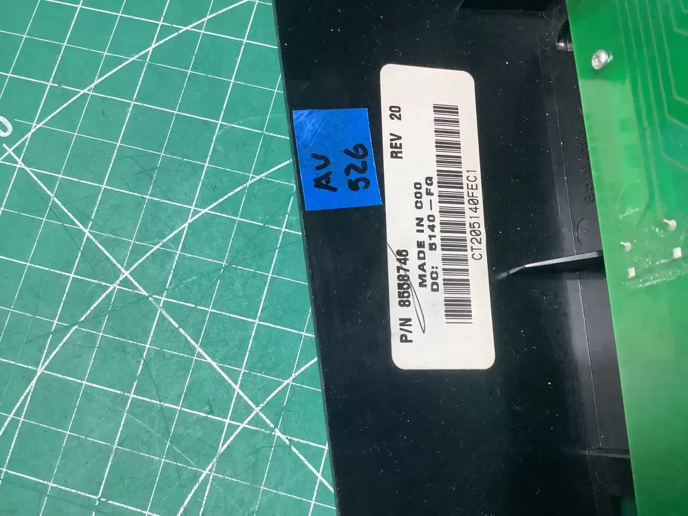 Whirlpool 8559431 Dryer Control Board AZ186047 | AV526