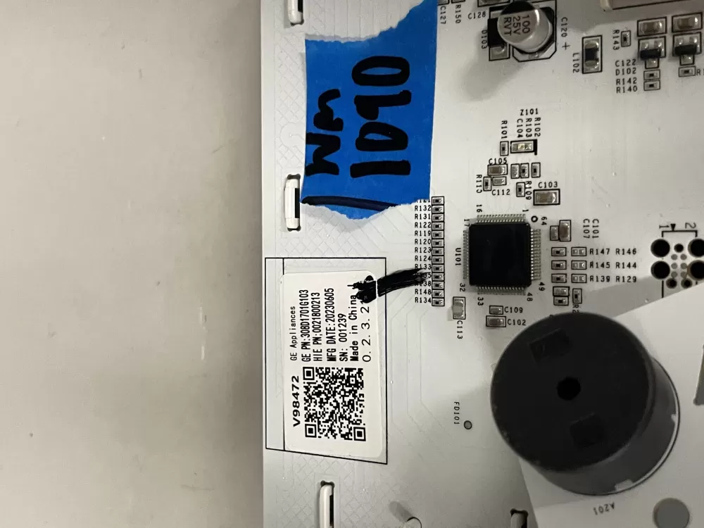 GE 308D1701G103 0021800213a Washer Control Board AZ225269 | Wm1090