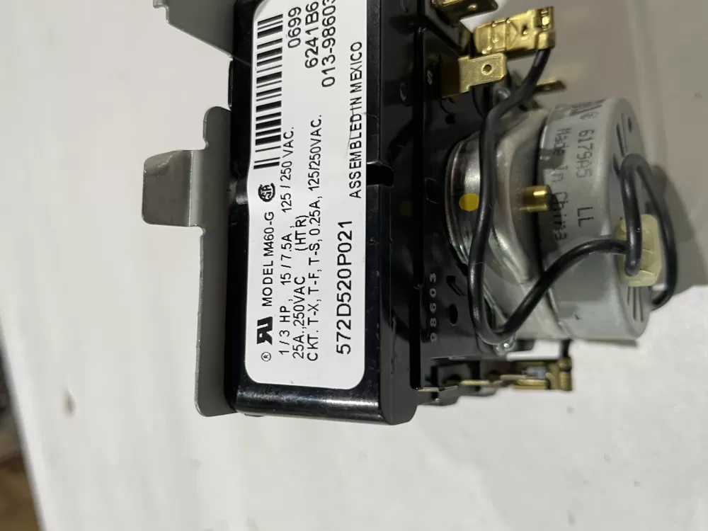 GE 572D520P021 WE4M271 Dryer Timer AZ164569 | Wm253