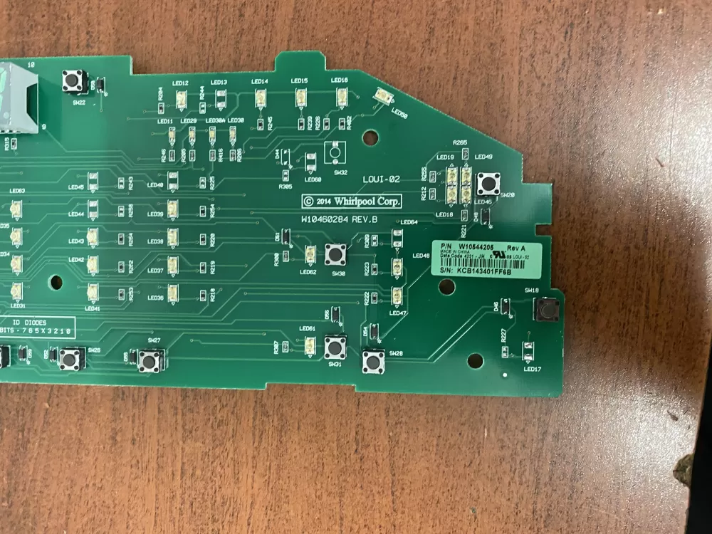 Whirlpool W10544205 WPW10536854 W10536854 Washer Control Board