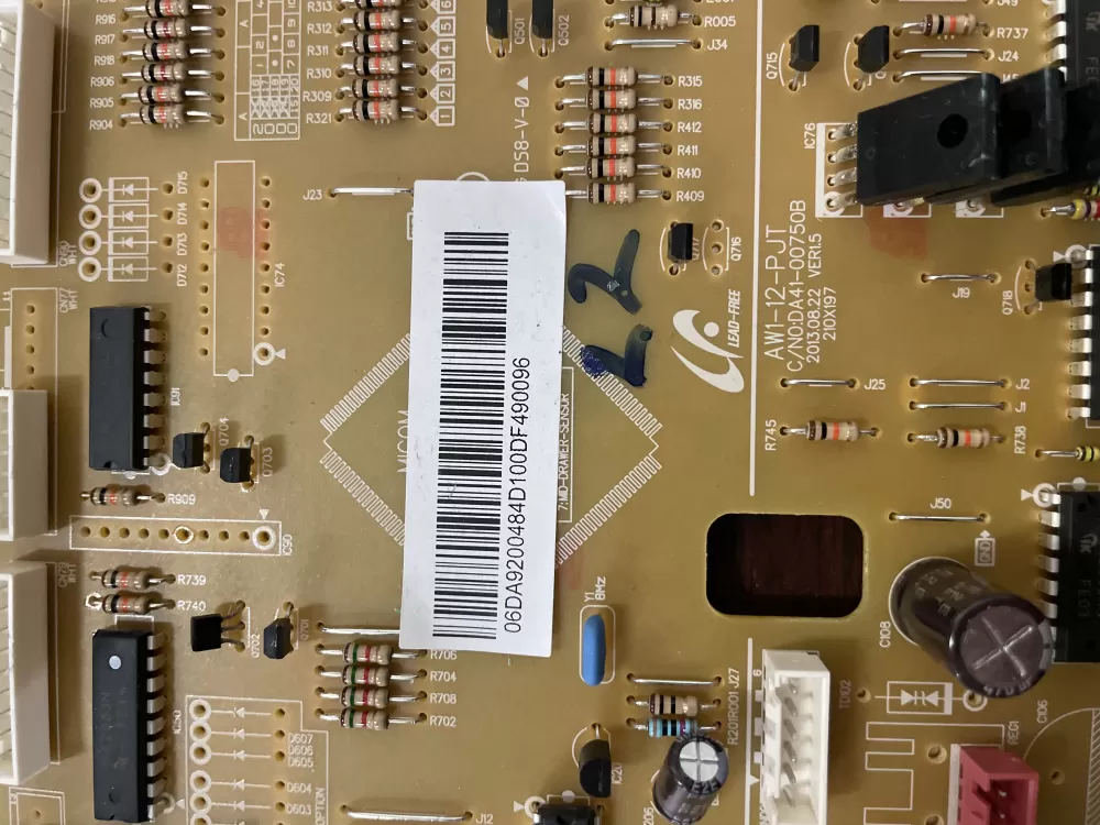 Samsung DA92 00484D DA9200484D Refrigerator Control Board AZ61167 | KM1950