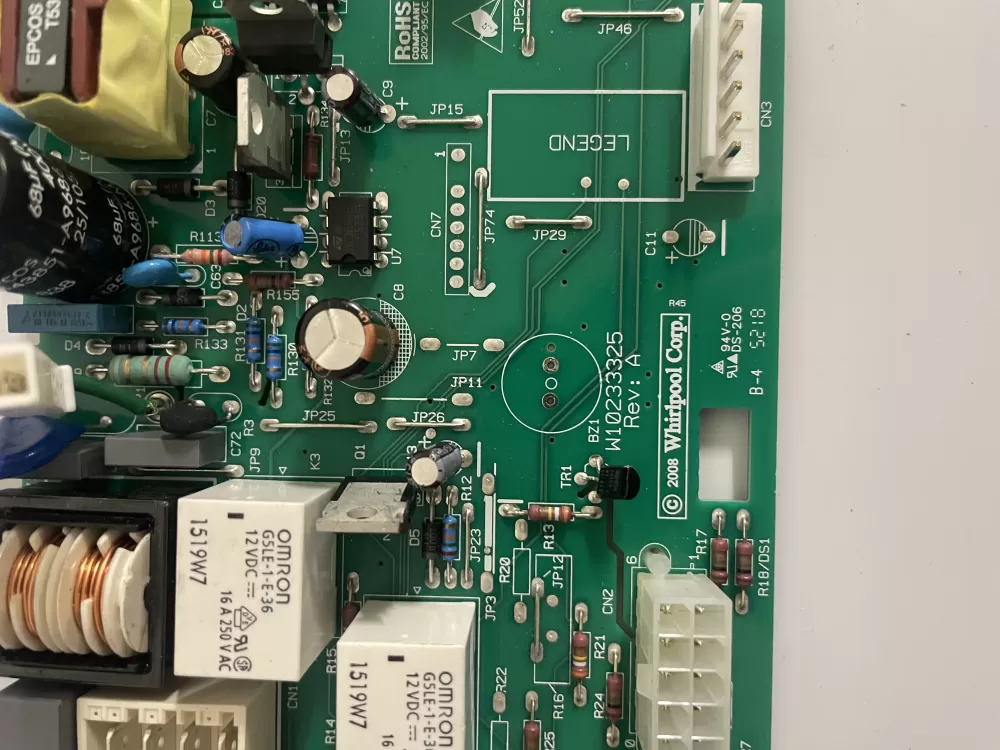 Whirlpool Kenmore W10205552 Refrigerator Control Board AZ88997 | KM859
