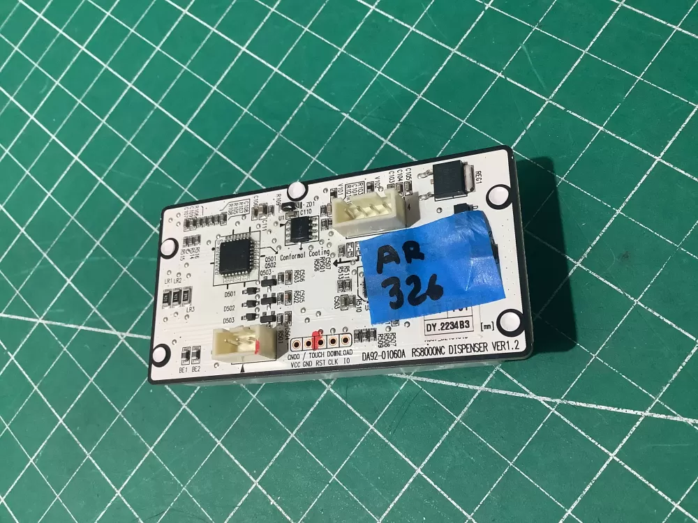 Samsung DA92-01060A Refrigerator Control Board Dispenser AZ189617 | AR326