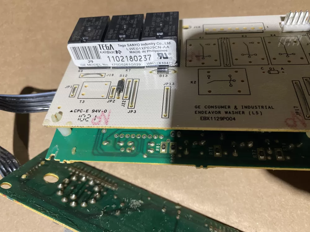GE 175D5261G029 EBX1129P004 WH12X10475 Washer Control Board AZ81757 | BK1489