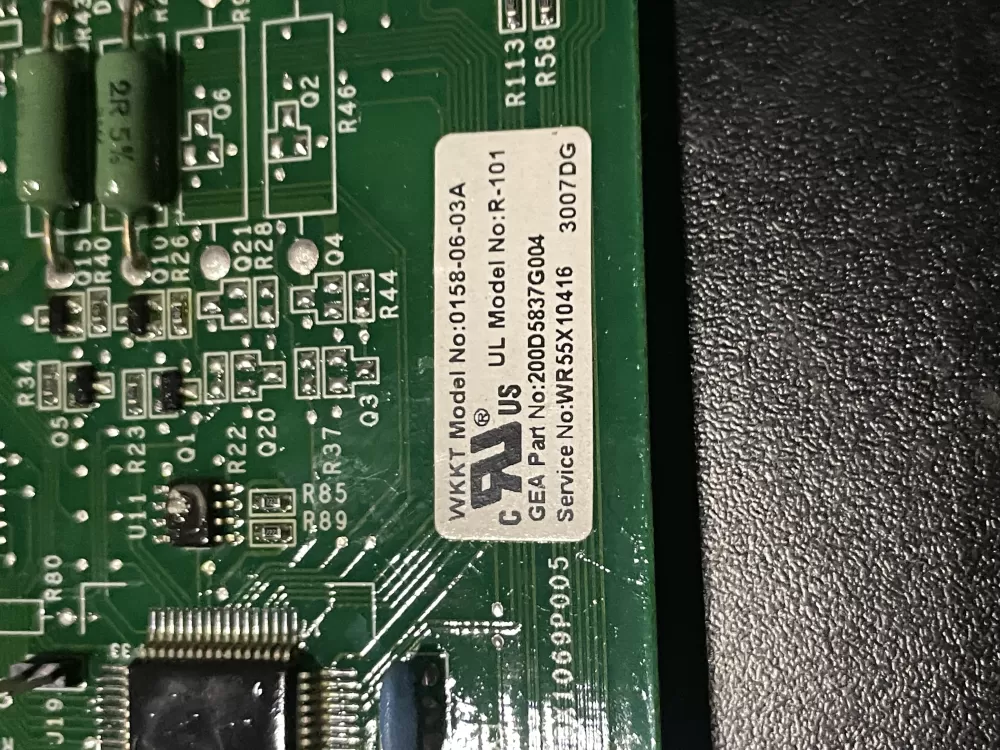 GE 200D5837G004 WR55X10942C Refrigerator Control Board AZ28633 | WM40