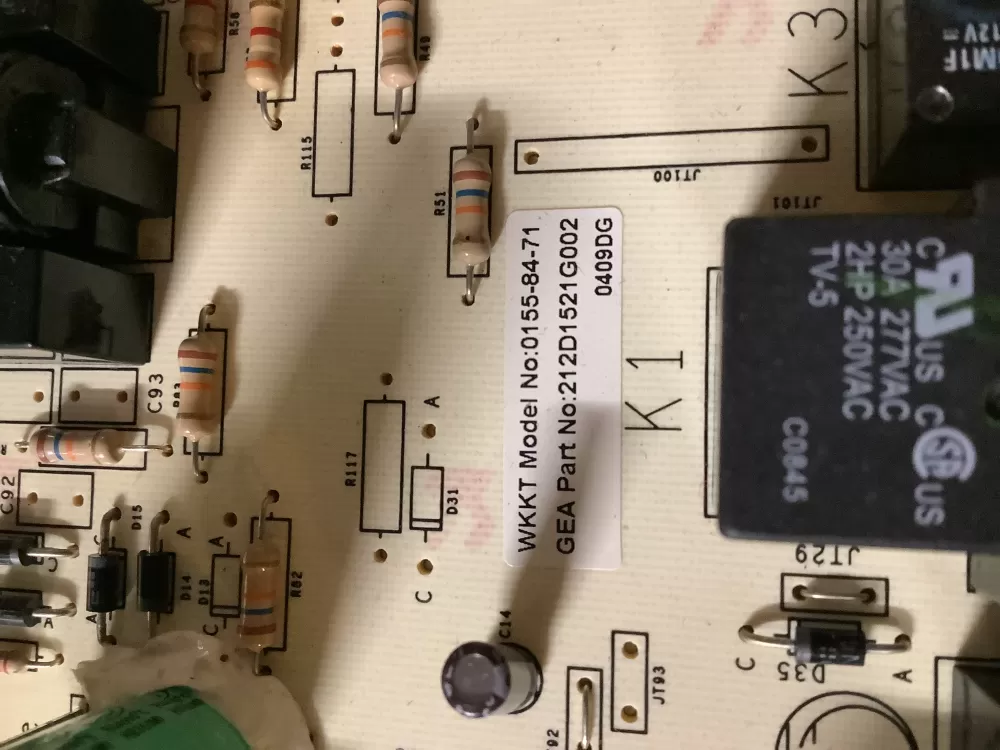 GE 212D1521G002 Dryer Control Board AZ99050 | NRV471