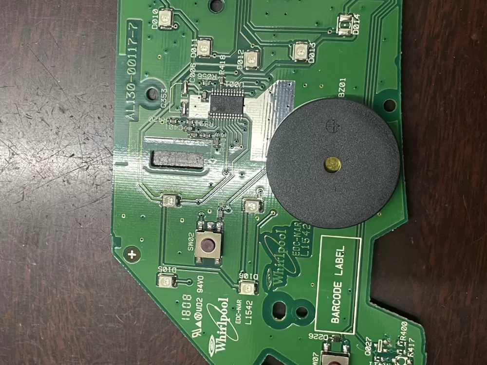Whirlpool AL130-00117-7 838130139 Washer Control Board AZ30738 | KM293