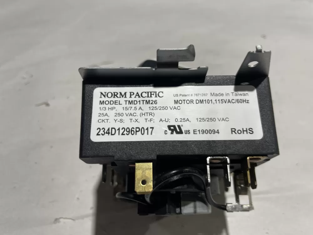 Kenmore General Electric WE4M521 WE04X22654 Dryer Timer AZ139286 | Wm2144