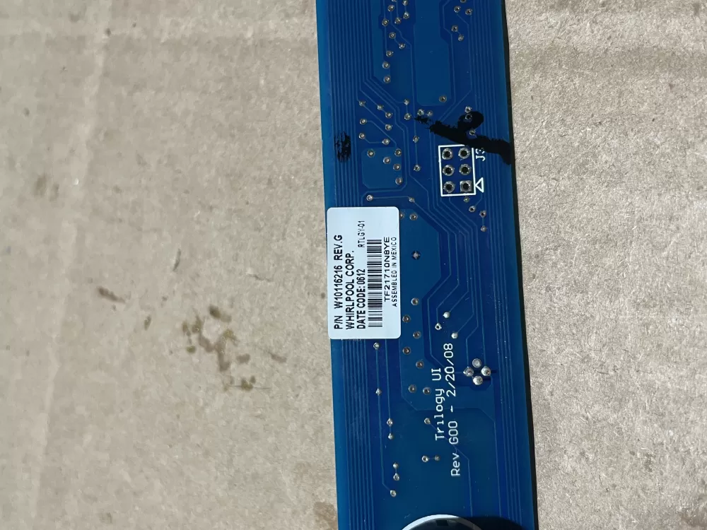 KitchenAid Jenn Air W10116216 Refrigerator Control Board AZ66031 | Wm2052