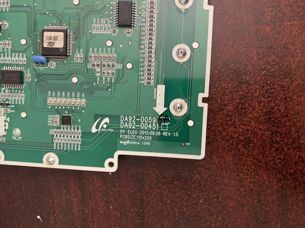 Samsung DA92-00596A Refrigerator Dispenser Control Board AZ90861 | BK1293