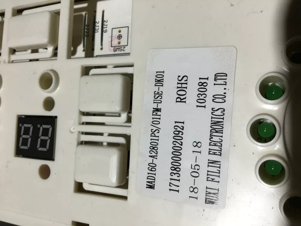 Frigidaire 17138000020921 Washer Control Board AZ95868 | NRV410