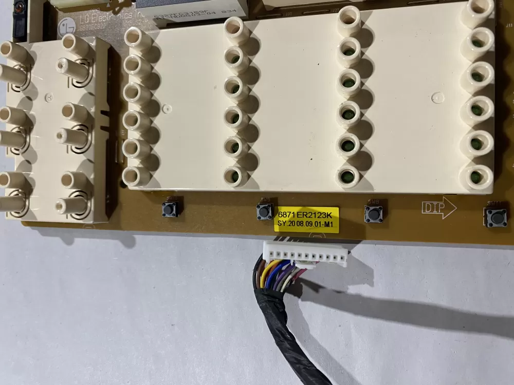 LG Washer Interface Control Board 6871ER2123K AZ186714 | BK2746