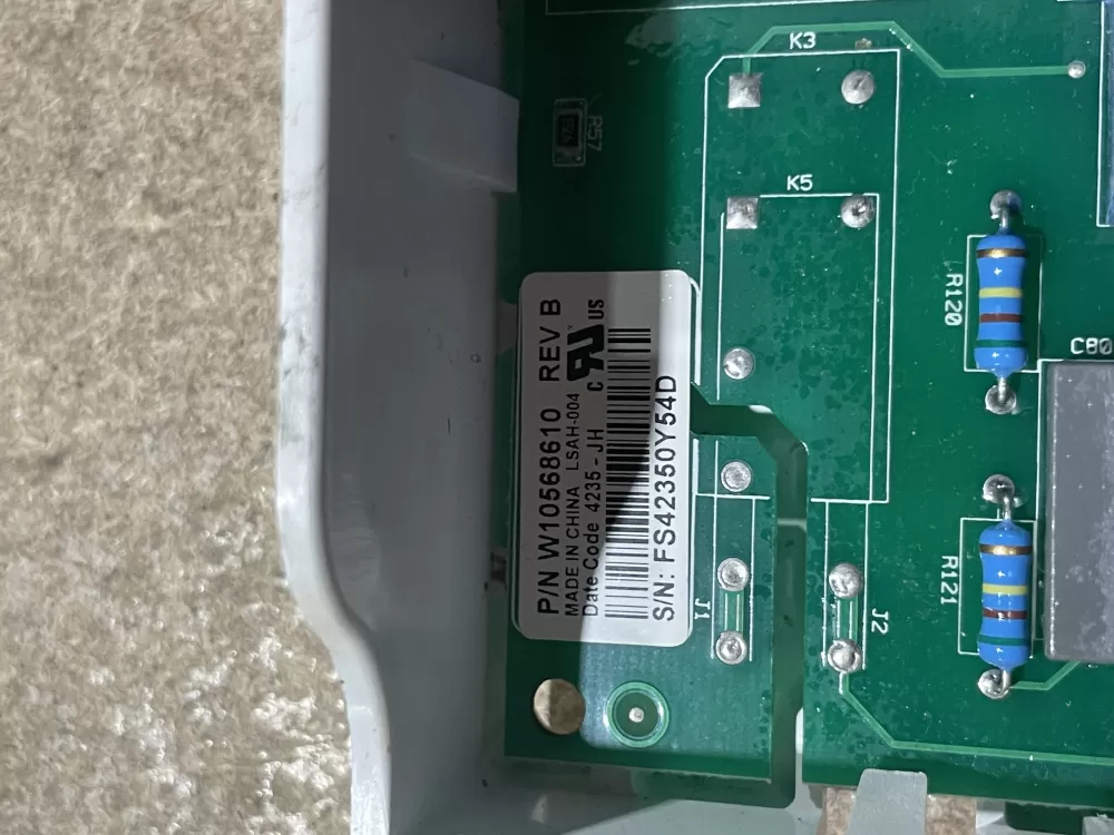Whirlpool W10568610 WPW10568610 PS11756432 Dryer Control Board AZ75936 | Wm1760