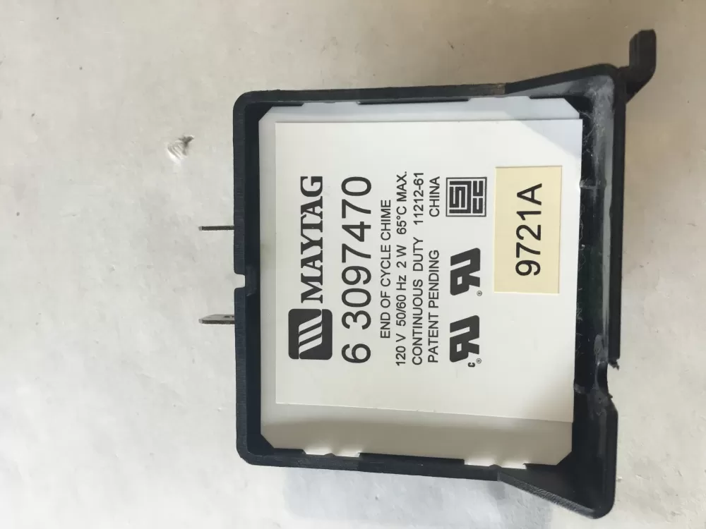 Maytag 63097470 Dryer Buzzer