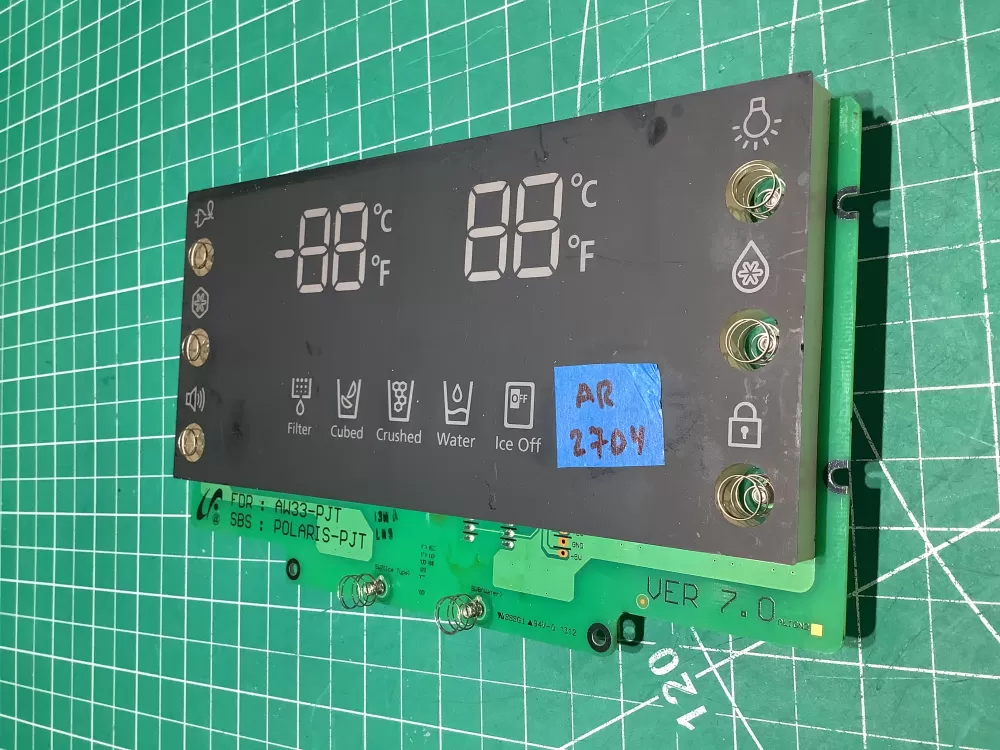 Samsung DA92 00153A Refrigerator Control Board AZ183530 | AR2704