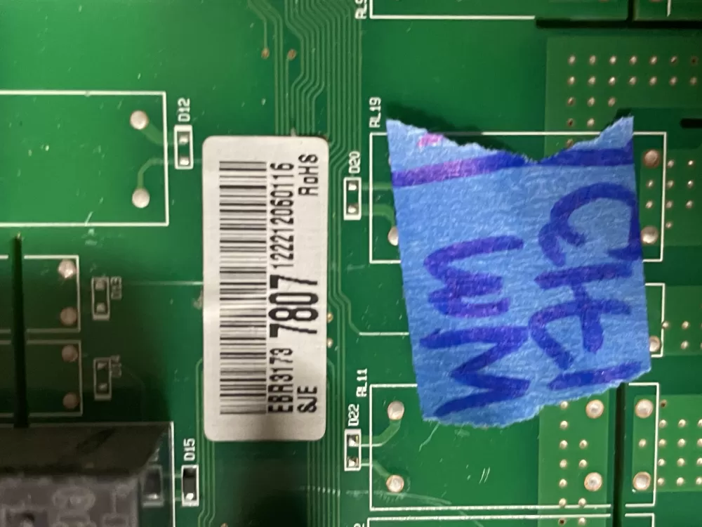 LG Dual Range Control Board Part # EBR31737807 AZ41120 | Wm1713