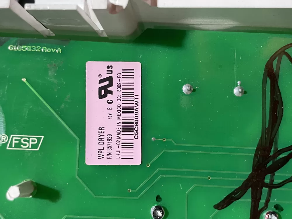 Whirlpool 8571929 8571954 8571955 Dryer Control Board AZ142781 | Wmv755