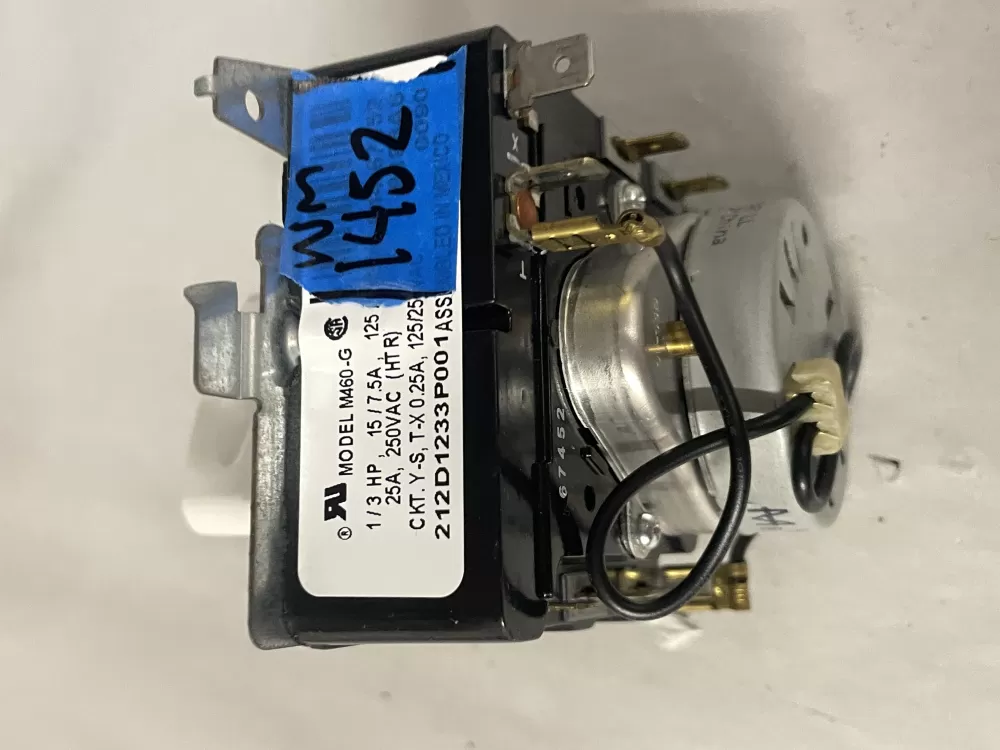 GE 212D1233P001 WE4M353 Dryer Timer AZ218241 | Wm1452
