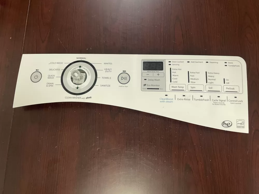 Whirlpool WPW10560709 Washer Control Board User Interface Panel