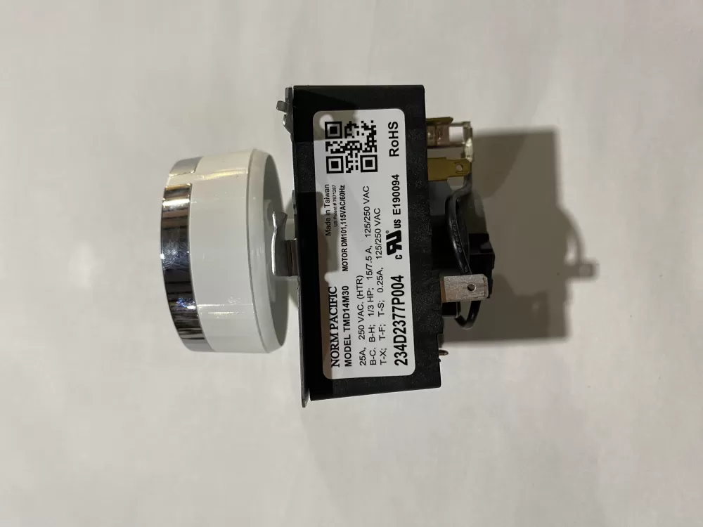 GE WE04X24550  AP6031056  WE04X24549  4546121  PS11763064  TMD14M30  234D2377P004 Dryer Timer