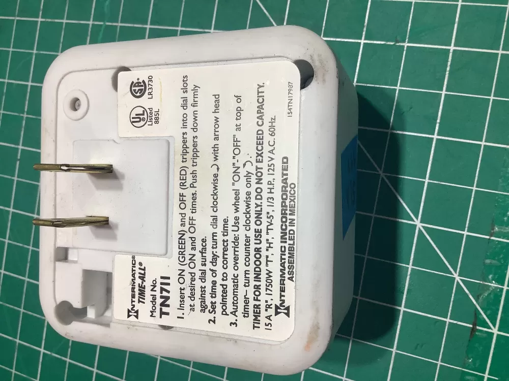 Intermatic Time-All Appliance Lamp 24Hr Automatic Timer Model AZ150511 | AR197