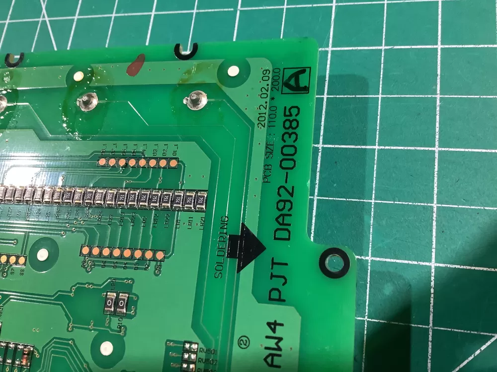 Samsung DA92-00385 DA92-00385A Refrigerator Control Board AZ147187 | NR2458