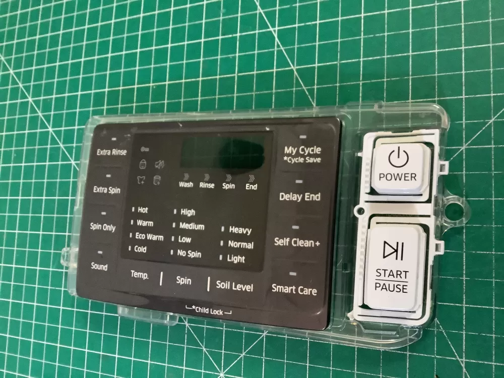 Samsung DC92-01607J DC94-06643A Dryer UI Control Board AZ195944 | NR582