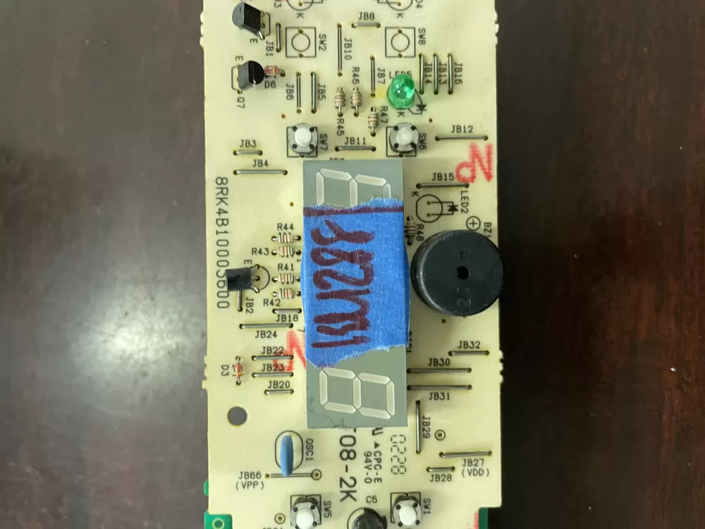 GE 8RK4B10003600 T08 2K Microwave Control Board Switch AZ46152 | KM288