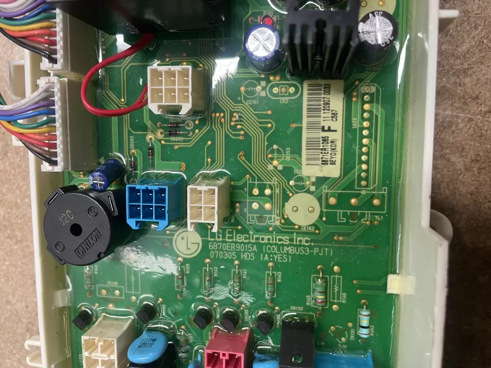LG 6870EC9221A 6871EC2123G Washer Control Board
