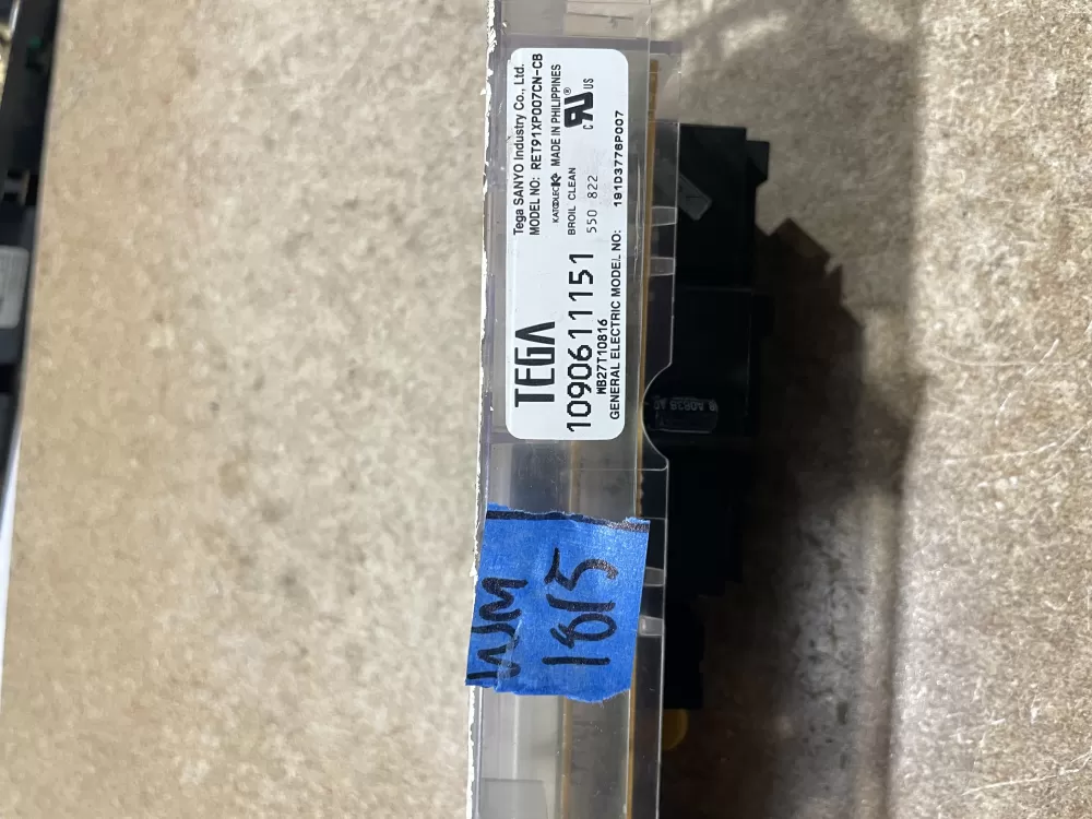 Kenmore  Hotpoint  General Electric WB18X20153 WB27K10097 WB27K10098 WB27K10152 WB27K10202 WB27K10203 WB27K10204 WB27K10212 WB27K10213 WB27K10214 WB27K10344 WB27K10345 WB27K10346 WB27K10358 WB27K10359 WB27K10360 WB27T10467 WB27T10468 WB27T10604 WB27T10816 WB27T10817 WB27T10818 WB27T10864 WB27T11153 WB27T11154 WB27T11165 WB27T11273 WB27T11274 WB27T11275 WB27T11276 WB27T11278 WB27T11279 WB27T11280 WB27T11311 WB27T11312 WB27T11313 WB27T11486 WB27X20230 WB27X26540 WB27X26760 WB27X26761 WB27X29089 WB27X29091 WB27X29092 WB27X29093 WB27X29137 WB27X37105 WB27X37226 WB27X45466 PS16873547 Range Control Board