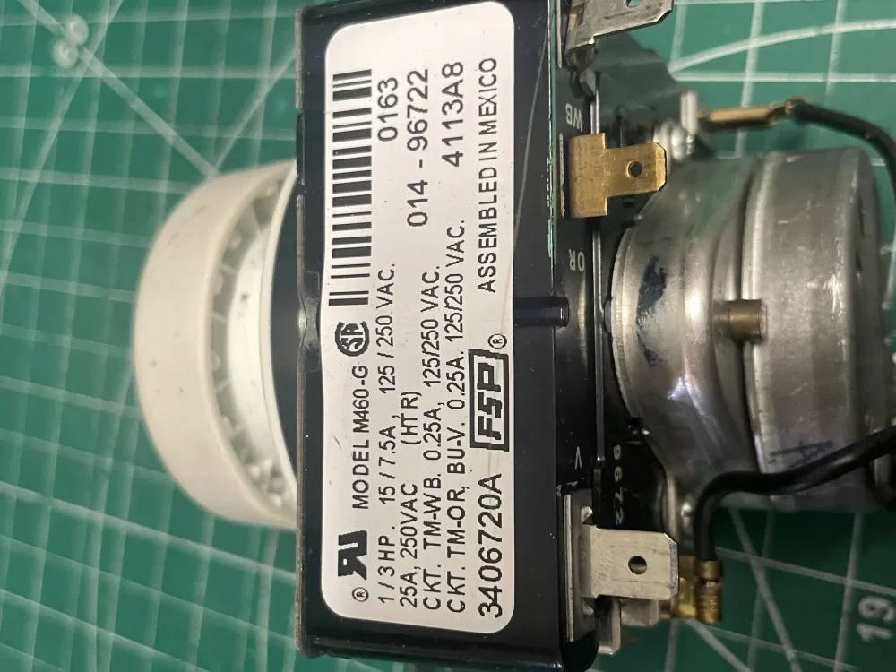 Whirlpool 3406720A PD00055932 3406720 529119 Dryer Timer AZ204015 | Wm2190