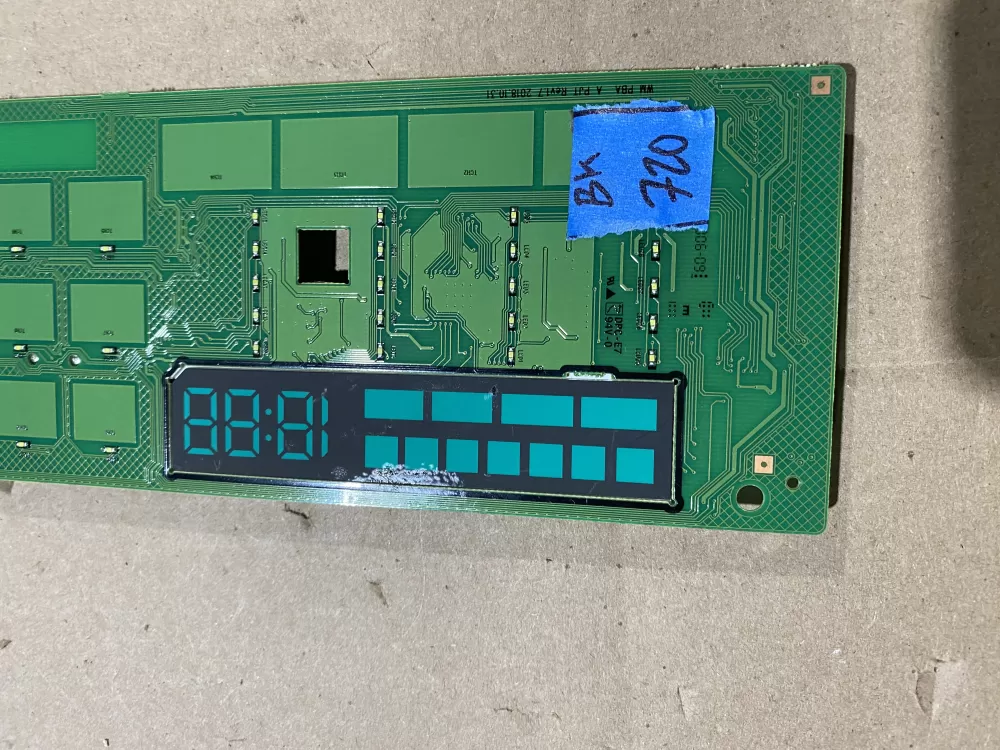 Samsung DC92-02394D Washer Display Control Board AZ70437 | BK720