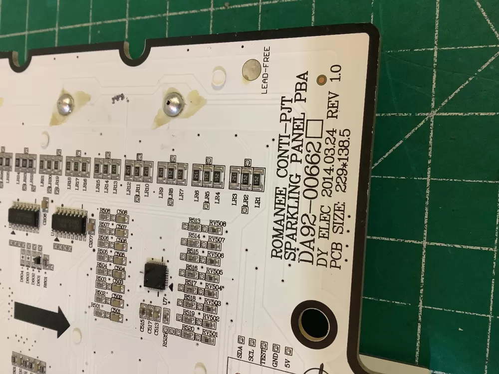 Samsung DA92-00662C Refrigerator UI Control Board AZ201757 | NR330