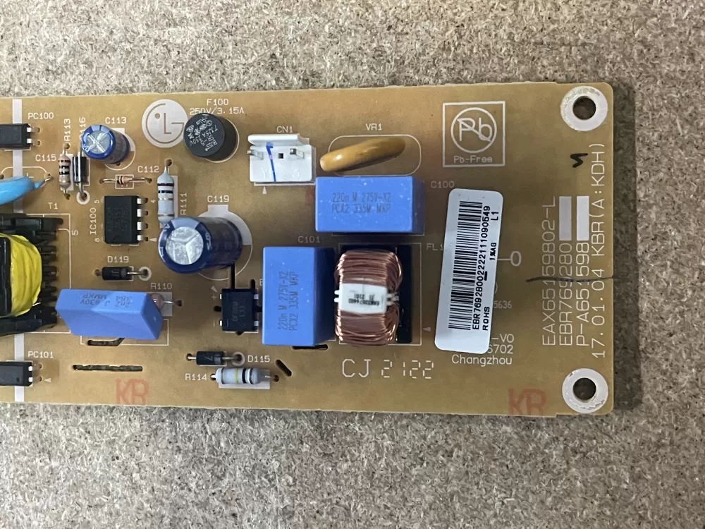 LG EBR76928002 Control Board AZ19216 | KM999